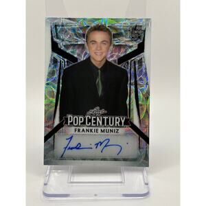 2023 Leaf Pop Century Frankie Muniz Silver Auto 5/6 SP Malcolm in the Middle